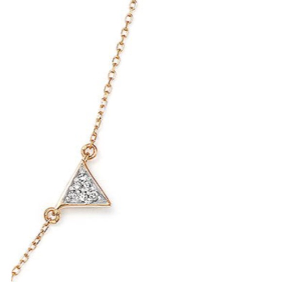 Adina Reyter triangle diamond pave necklace - Picture 2 of 2